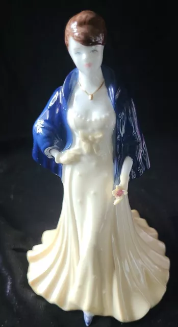 Coalport Debutante of the Year 2000 The Winter Ball 5 1/2" Tall Perfect Cond