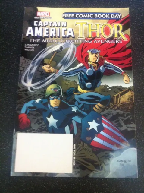 Marvel Captain America Thor FCBD 2011 Chirs Samnee