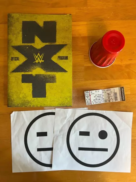 NXT WWE Official Program from Takeover PPV June 1 2019 Webster Bank Arena ticket