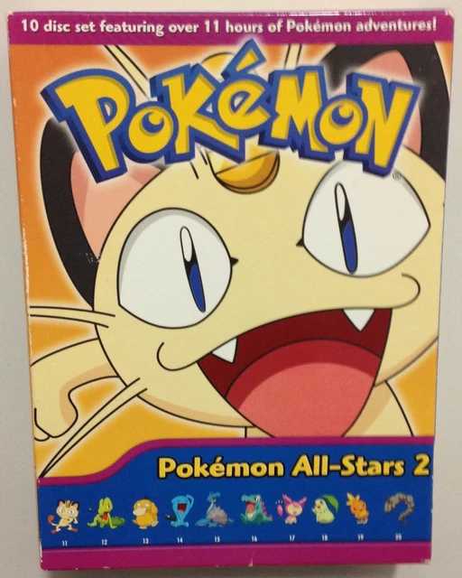 POKÉMON ALLSTARS Part 2 Anime DVD Collection 38.24 PicClick CA