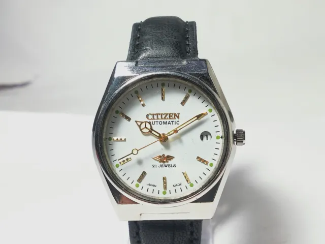 Vintage  Citizen   Automatic Movement Date Dial Mens Analog Wrist Watch J107