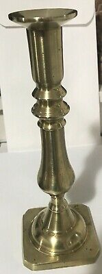Vintage  - Solid Heavy Brass -  Harvin 3001 Candlestick, 9" Tall -
