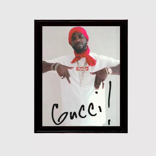 Supreme Gucci Mane Art Poster Print Streetwear