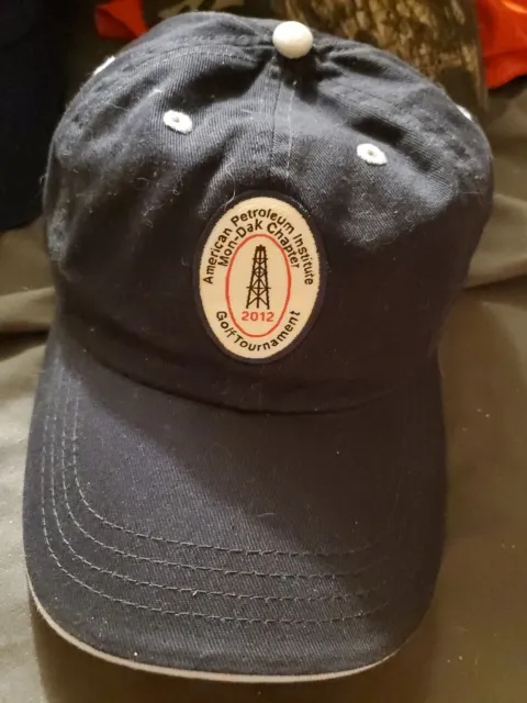 Blue Hat American Petroleum Mon Dak Chapter Oilfield Golf Tournament Bakken Cap