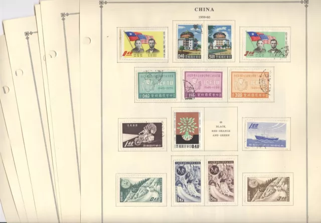 CHINA(1960-1964), Excellent assortment of Stamps mostly hinged on Scott Internat