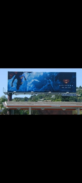 SUPERMAN RETURNS, MASSIVE 12 PANEL POSTER, READ DETAILS. Brandon Routh superman