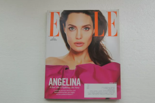 ELLE MAGAZINE MARCH 2018 ANGELINA JOLIE A SPECiAL BEAUTY REPORT