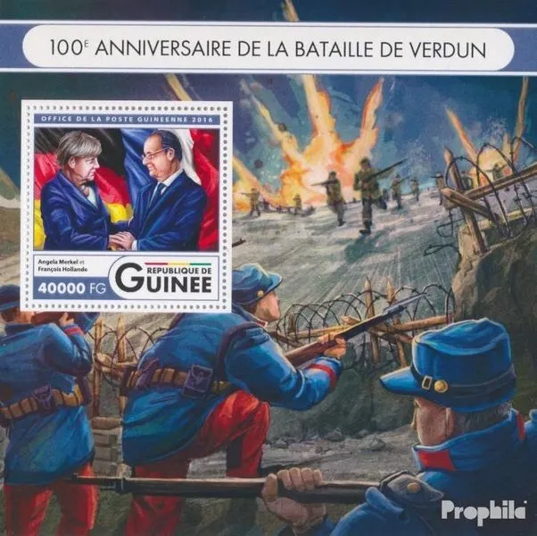 Briefmarken Guinea 2016 Mi Block 2694 postfrisch Militär, Kriege