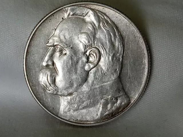 Poland Silver 5 Zlotych 1936 / Jozef Pilsudski