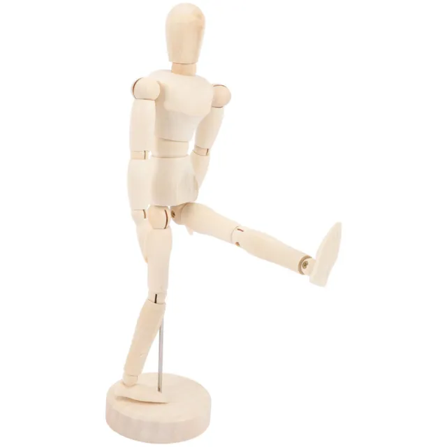 Maniquí títere de articulación móvil para pintar figura humana mini muñeca cuerpo