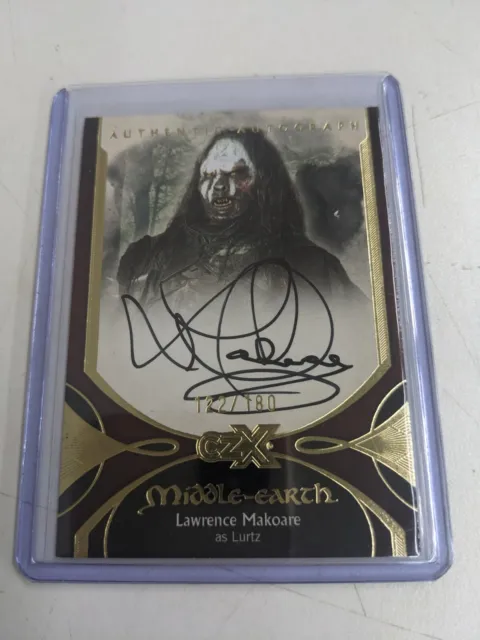 2022 Cryptozoic CZX Middle Earth 122/180 Lawrence Makoare As Lurtz Auto #LM-L