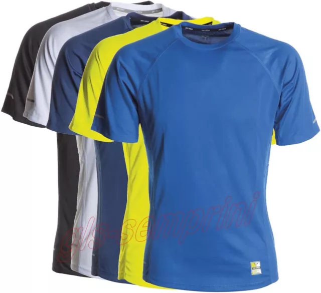 Maglietta T-Shirt Payper Running Uomo Manica Corta Poliestere Fitness Corsa