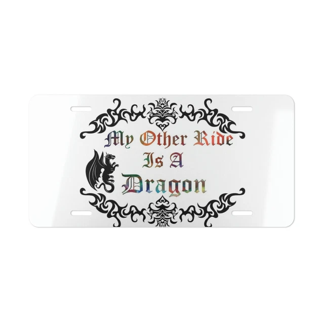 Dragon Riders Vanity License Plate