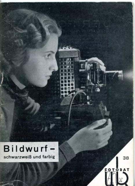 W. Knapp Fotobuch DER FOTORAT Nr. 38 BILDWURF S/W UND FARBIG von Lullack (Y4859