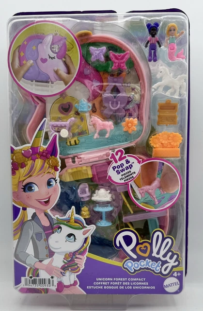 Polly Pocket Set Volpe: Mini Mondo Animali Portatile Con Bambolina E Portachiavi, Gioco Per Bambine 4+ Anni