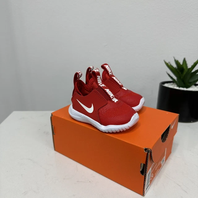 Infants Kids Nike Flex Runner Red TD UK2.5c 99p Start No Reserve DANYOUNGUK