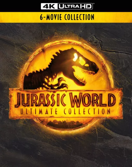 Jurassic World Ultimate Collection 4K UHD Blu-ray Richard Attenborough NEW
