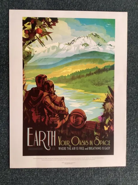 EARTH,    Colour Poster, 16" x 12", NASA