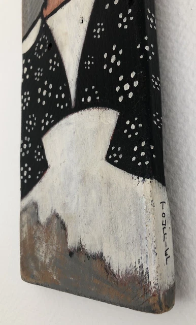Tableau Peinture sur Bois Bretonne Tourrier 3
