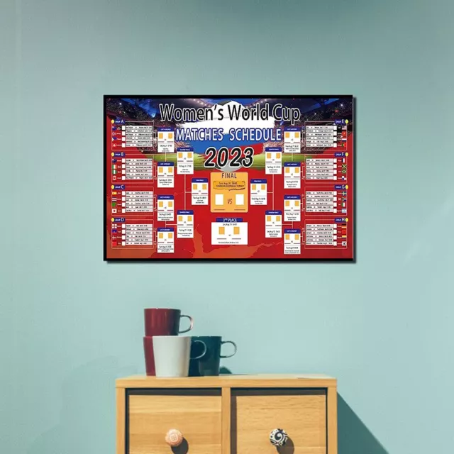WOMENS WORLD CUP Bracket Poster 2023, Wall chart for Womens World Cup