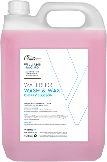 Williams Cherry wasserloses Waschen & Wachs 1L + 5L Nachfüllen mit Kirschblüte 3