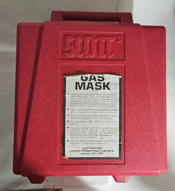 Scott Gas Mask In Case