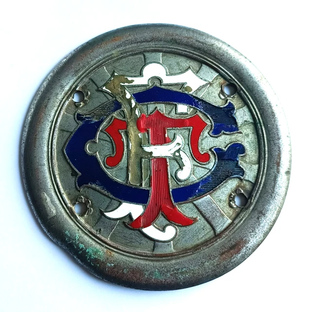 銅メダル　AUTOMOBILE CLUB DE L'ILE DE FRANCE Vintage Car Badge Automobile Club De L'ile De Paris, France