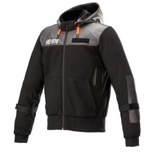 Alpinestars X Diesel AS-DSL Shotaro Motorcycle Protective Fleece Hoodie Black
