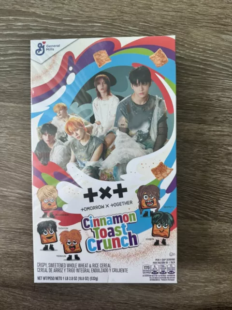 TXT K-POP Cinnamon Toast Crunch Collectable Cereal photo Cards Walmart Exclusive