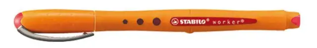 Tintenroller - STABILO worker+ - medium - Einzelstift - rot