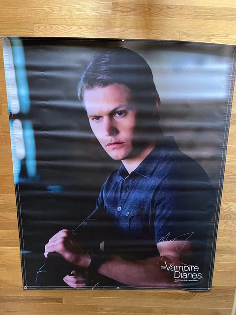  HUGE POSTER / CANVAS The Vampire Diaries Matt Donovan/Zach Roerig AUTOGRAPHED