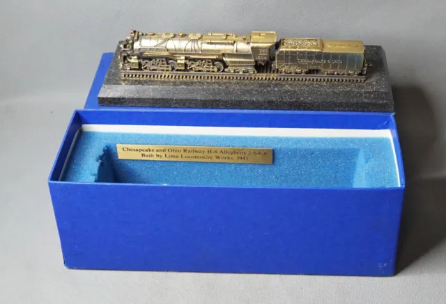 Lima Locomotive Works 1941 Allegheny Train Desk Model Chesapeake Ohio Railway