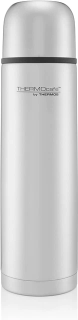 Thermos Light & Compact Stainless Steel Flask, Red, 0.35 Litre