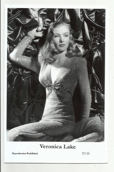 (Bx32) Veronica Lake Swiftsure Photo Postcard (27/10) Filmstar Pin Up Glamour