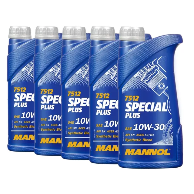 Mannol 7512 Special Plus SAE 10W-30 L'Huile De Moteur, VW 50500, 50101, 5x1 L