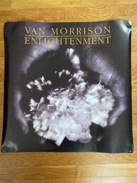 Van Morrison Enlightenment 1990 Original Promotional Poster 24x24 Never Hung