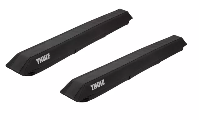 Thule Surf Pads Large Wide 30" Black Surfboard Rack for Wing Bars