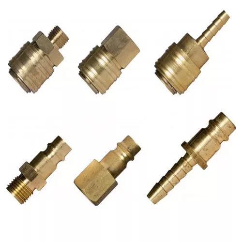 Type 25 Airline Quick Release Brass Coupler / Adaptor Compressor Fittings