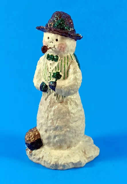 Enesco 2000 Snowsnickle St. Patrick's Day Snowman Linda Lindquist Baldwin 720933