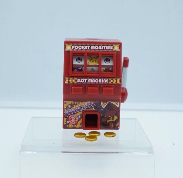 Slot Machine *Working* Tomy T-ARTS Japan figure Vintage Figures Pokemon Slot Machine *Working* Tomy T-ARTS Japan figure Vintage Figures Pokemon
