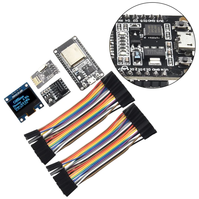 Module Esp N24 ESP32 NRF24L01 CABLE Display Module Female OpenDTU for Hoymiles DIY £16 ...