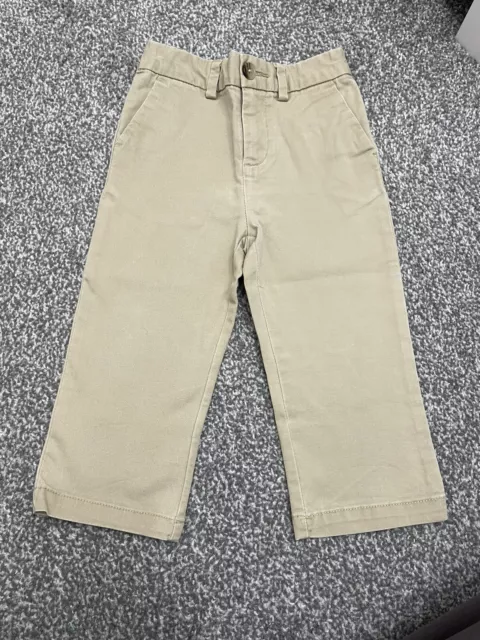 Ralph Lauren Baby Boy Sand/ Beige Chinos Age 18 Months