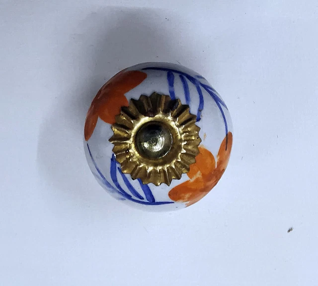 Boutons Porcelaine Céramique Artisanal Poignées Porte Tiroir Placard Armoire