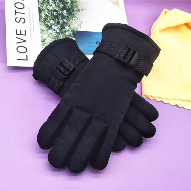 1Pair Winter Waterproof Warm Adult Kids Boys Girls Gloves Ski Outdoor Gloves