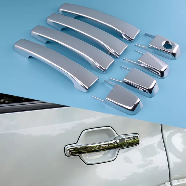 Car Outer Side Door Handle Cover Set Fit For Mitsubishi Pajero Shogun V80 07-19