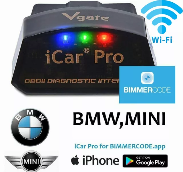 Vgate iCar Pro WiFi Car OBD2 Scanner Scan Diagnostic Tool Fault Code Reader