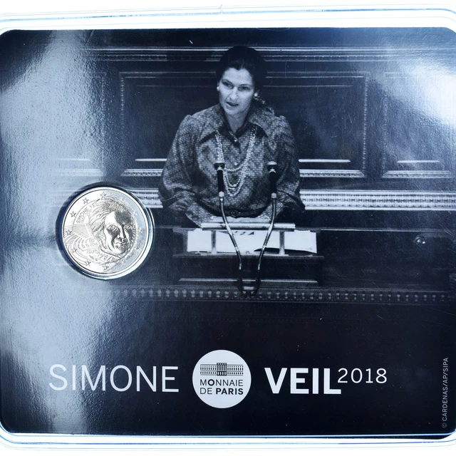 piece de 2 euro avec simone veil