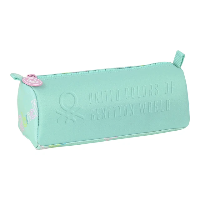 Schulmäppchen Benetton World Minze [21 x 8 x 7 cm]