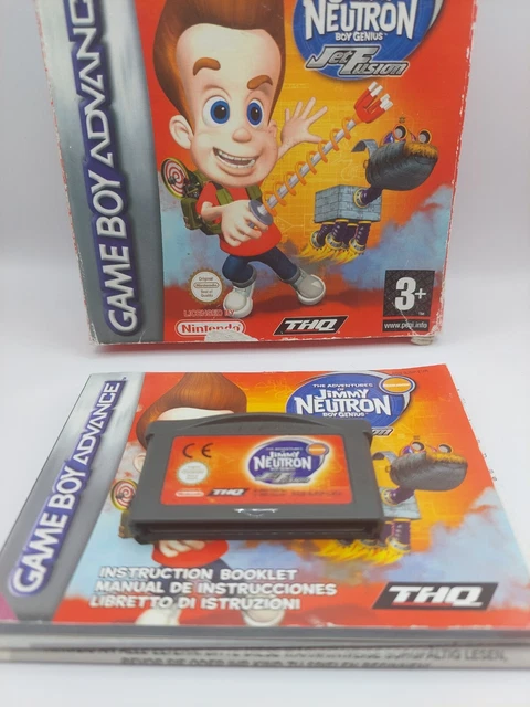 Gameboy Advanced Genius ADVENTURES OF JIMMY Neutron Boy Genius Jet Fusion Gameboy Advance PAL ...