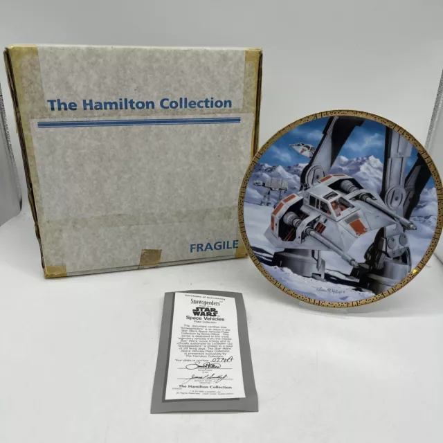 Star Wars Snowspeeders Hamilton Collection Plate